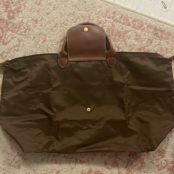 XL Olive Le Pilage Longchamp Tote - Picture 13 of 14